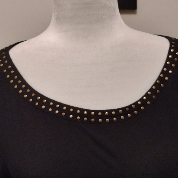 Black Studded Top - Picture 3 of 11